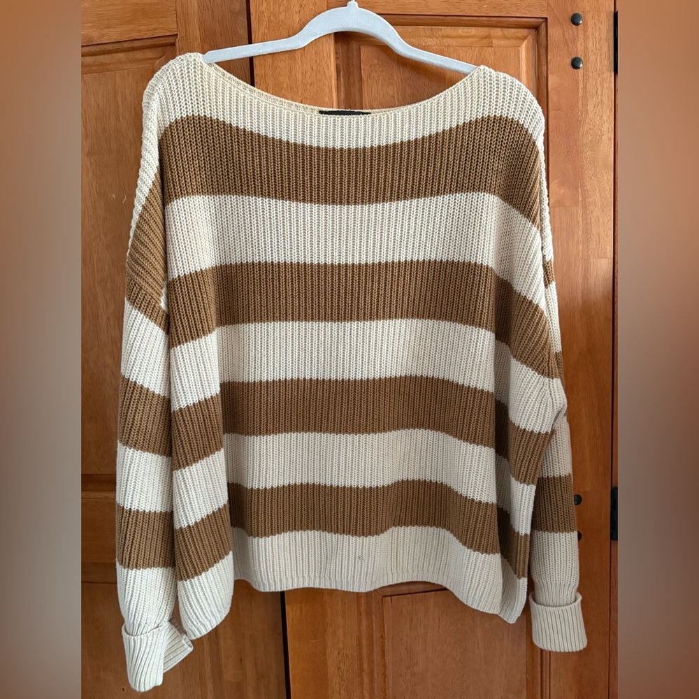 french connection women’s striped sweater